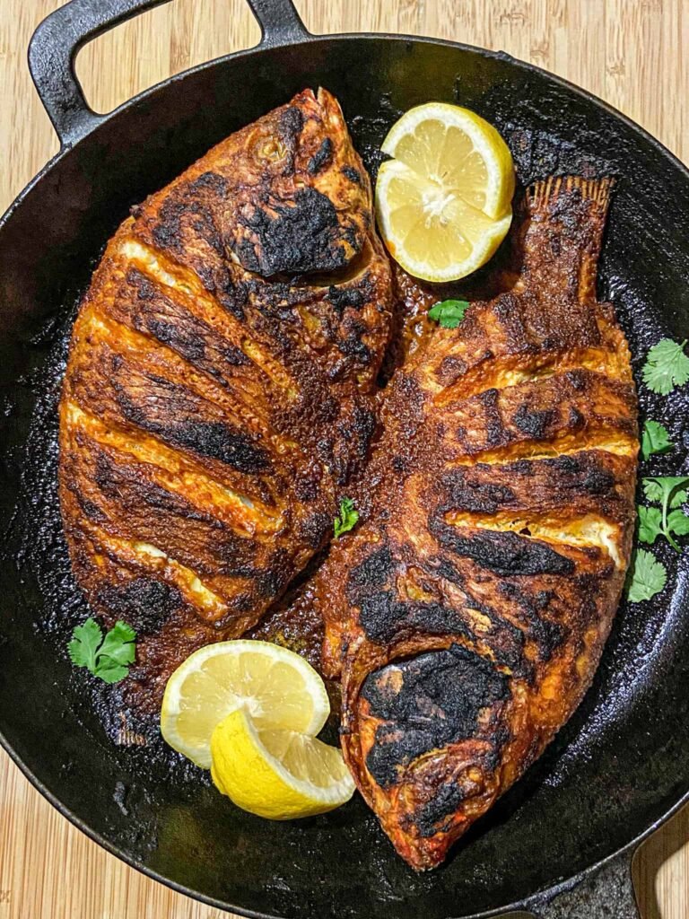 Masala Fish On Tray
