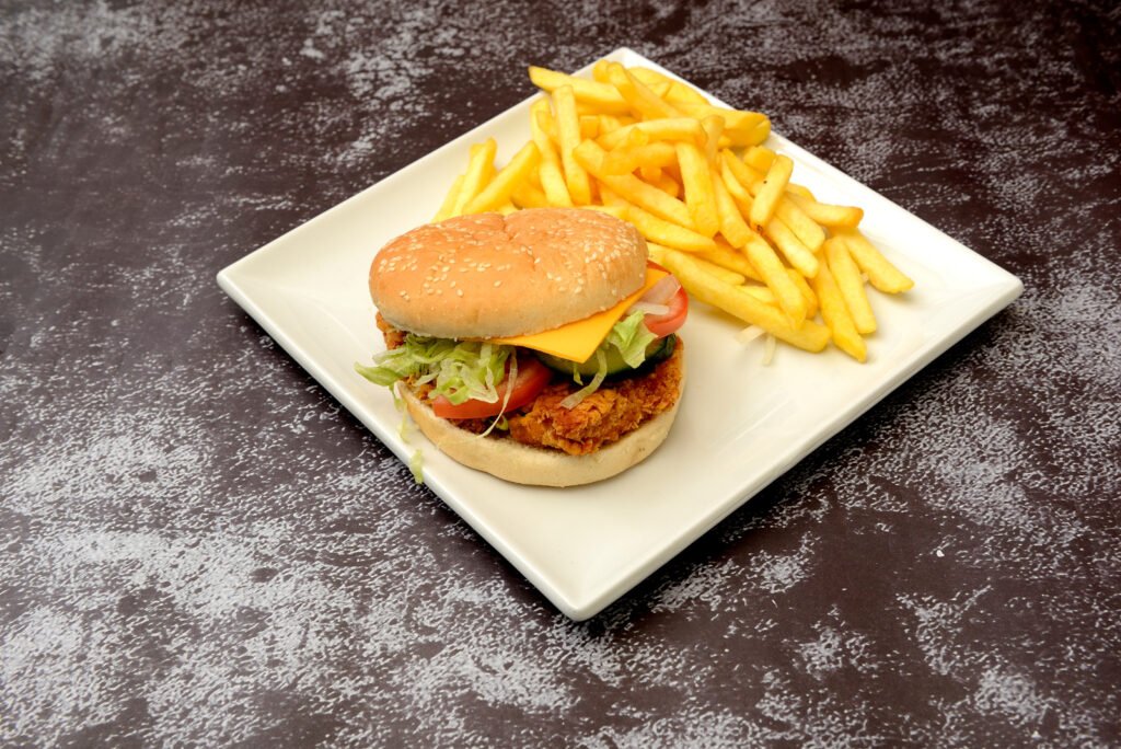 Zinger Burger With Chips