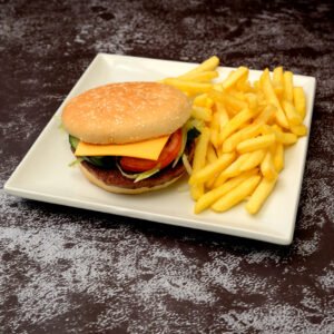 Chicken Burger with Fries