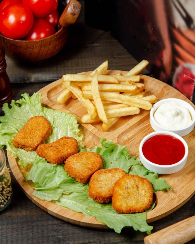 6pcs Chilli Cheese Nuggets With Chips