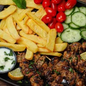 Lamb Shish & Chips