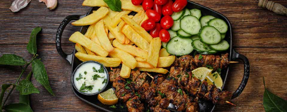 Lamb Shish & Chips
