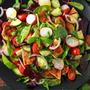 Donor On Pizza Salad